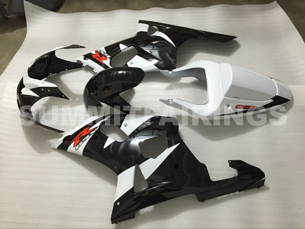 Fairings For Suzuki GSXR 600 Black & White GSXR (2001-2003)
