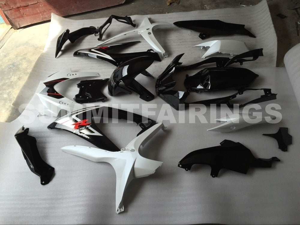 Fairings For Suzuki GSXR 600 750 White & Silver GSXR (2008-2009-2010)