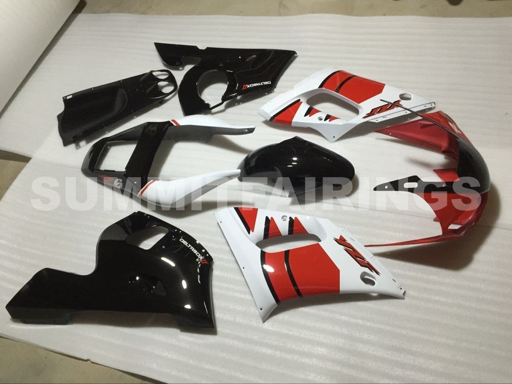 Fairings For Yamaha - YZF-600 R6 1998-2002 Red White & Black
