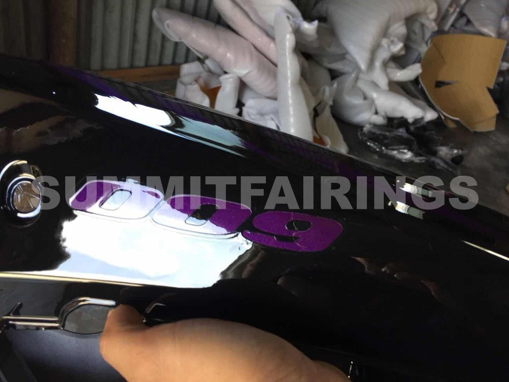 Fairings For Suzuki - GSXR600-750 K1 2001-2003 Flame Purple