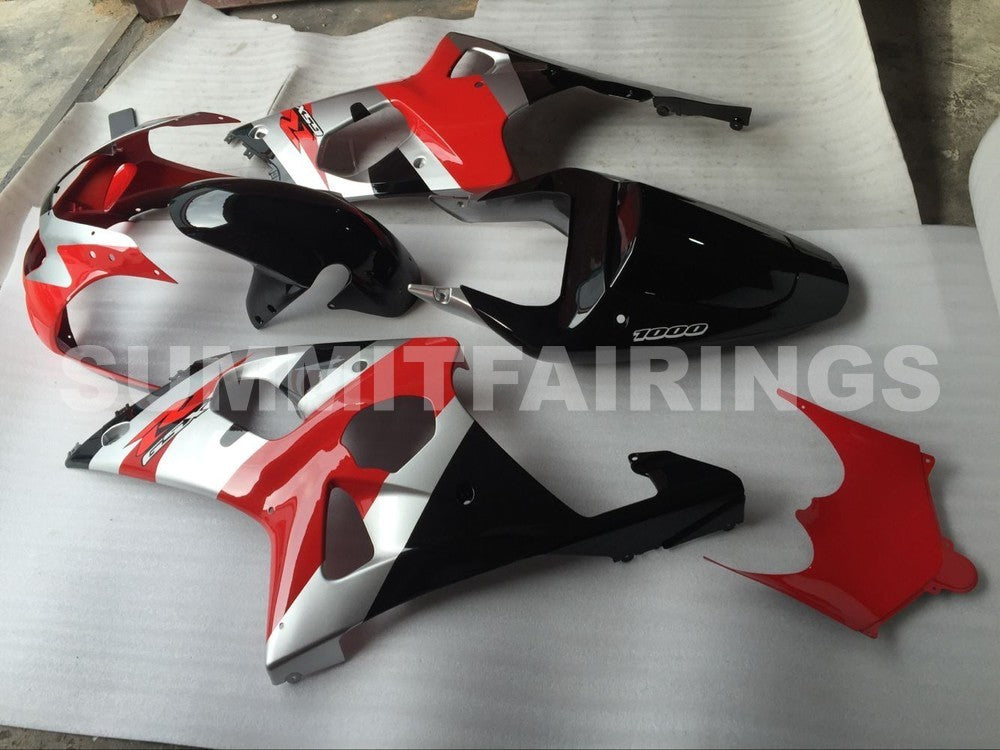 Fairings For Suzuki GSXR 1000 Black & Red GSXR (2000-2002)