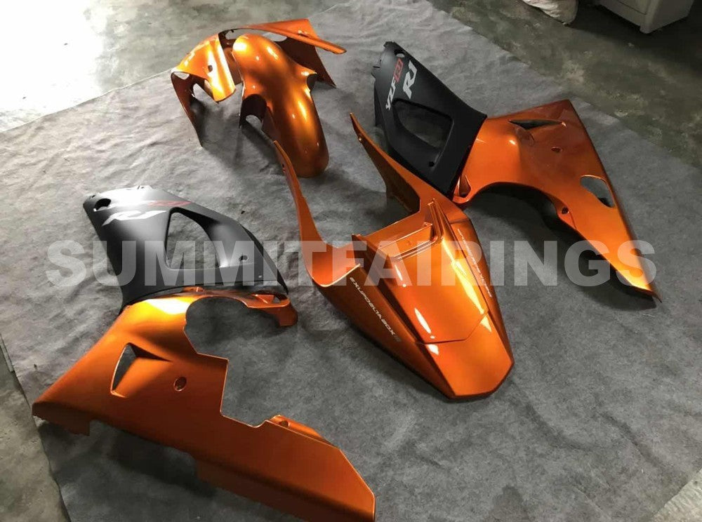 Fairings For Yamaha - YZF1000 R1 00-01 Orange and Black