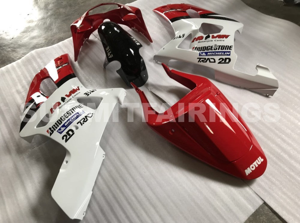 Fairings For Suzuki - GSXR600-750 K1 2001-2003 Red & White