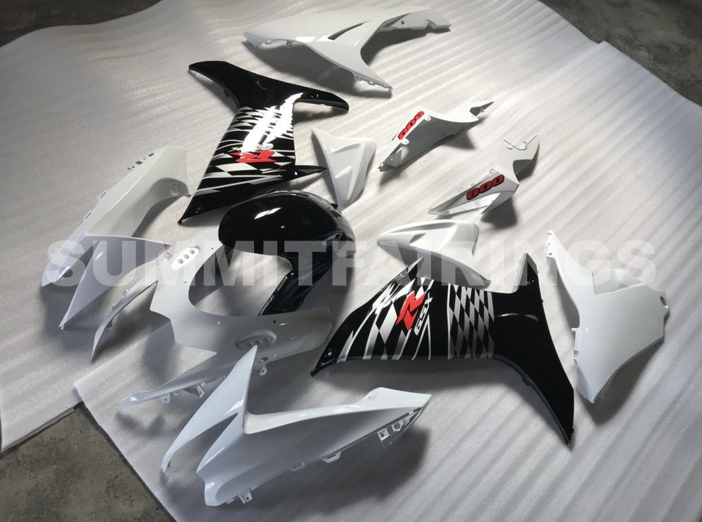 Fairings For Suzuki - GSXR 600-750 K11 2011-2021 White Black