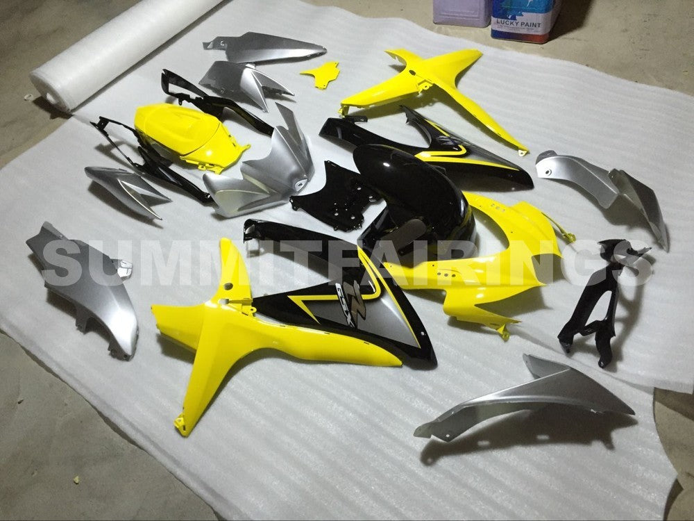 Fairings For Suzuki - GSXR600-750 K8 2008-2010 Yellow