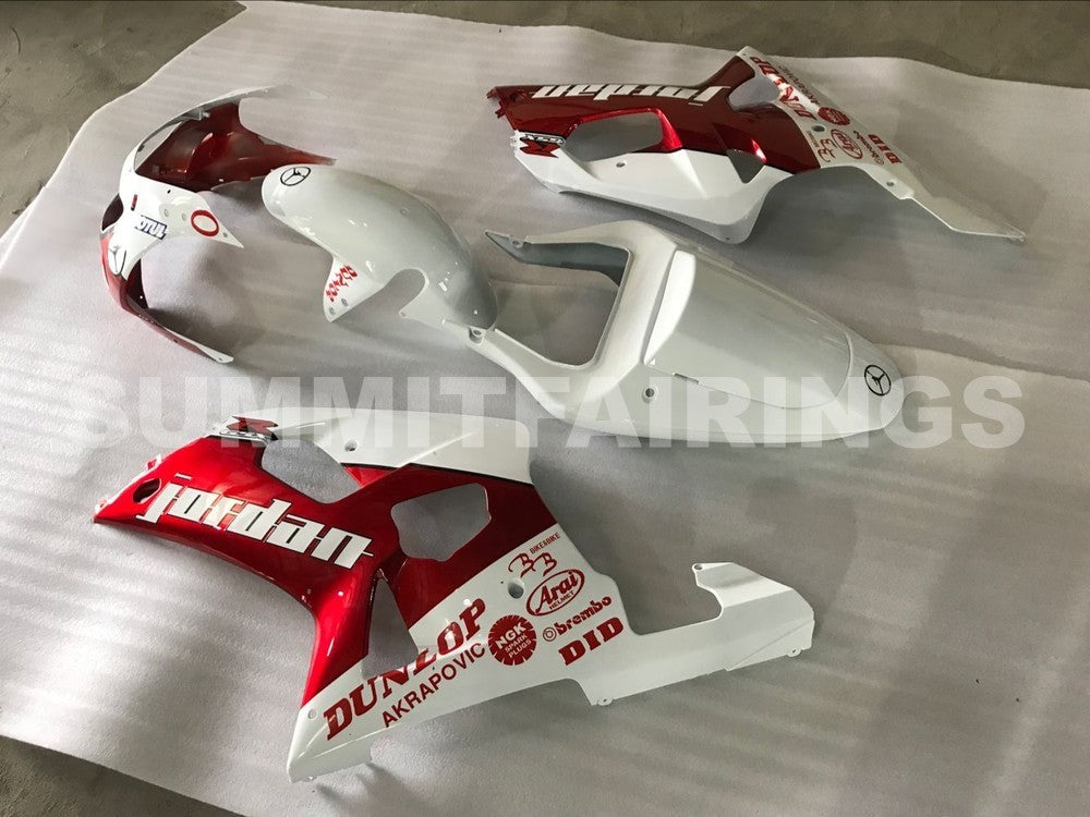 Fairings For Suzuki - GSXR600-750 K1 2001-2003 Red White