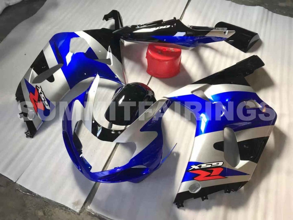 Fairings For Suzuki - GSXR600-750 K1 2001-2003 Blue Silver