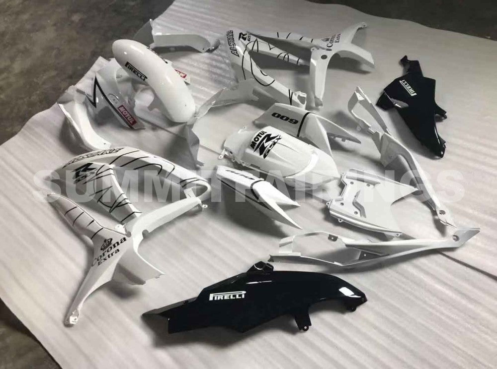Fairings For Suzuki GSXR 600 750 (2008-2010) Black White
