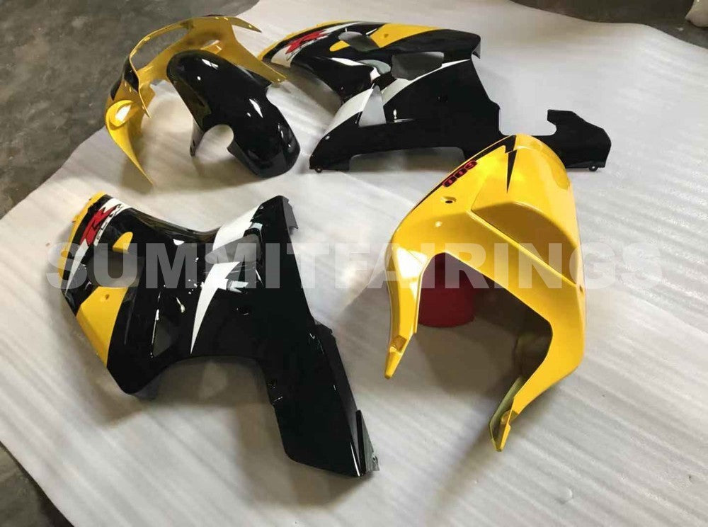 Fairings For Suzuki - GSXR600-750 K1 2001-2003 Black and Yellow