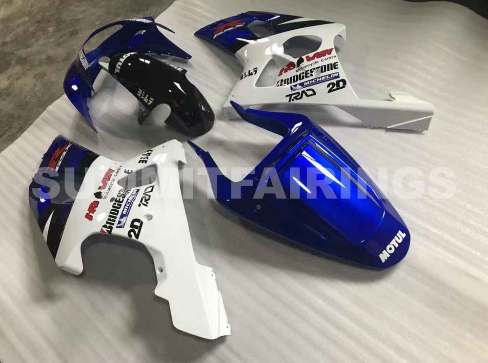 Fairings For Suzuki GSXR 1000 Blue & White Motul (2000-2002)