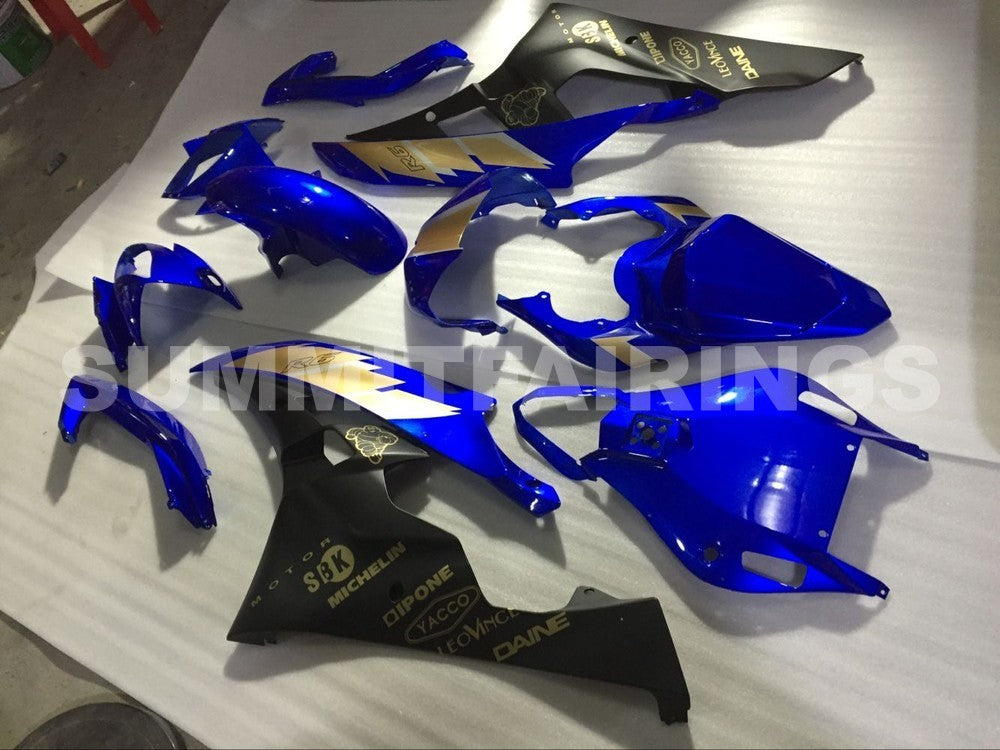 Fairings For Yamaha R6, 2006-2007 - Black Blue with Gold Sticker