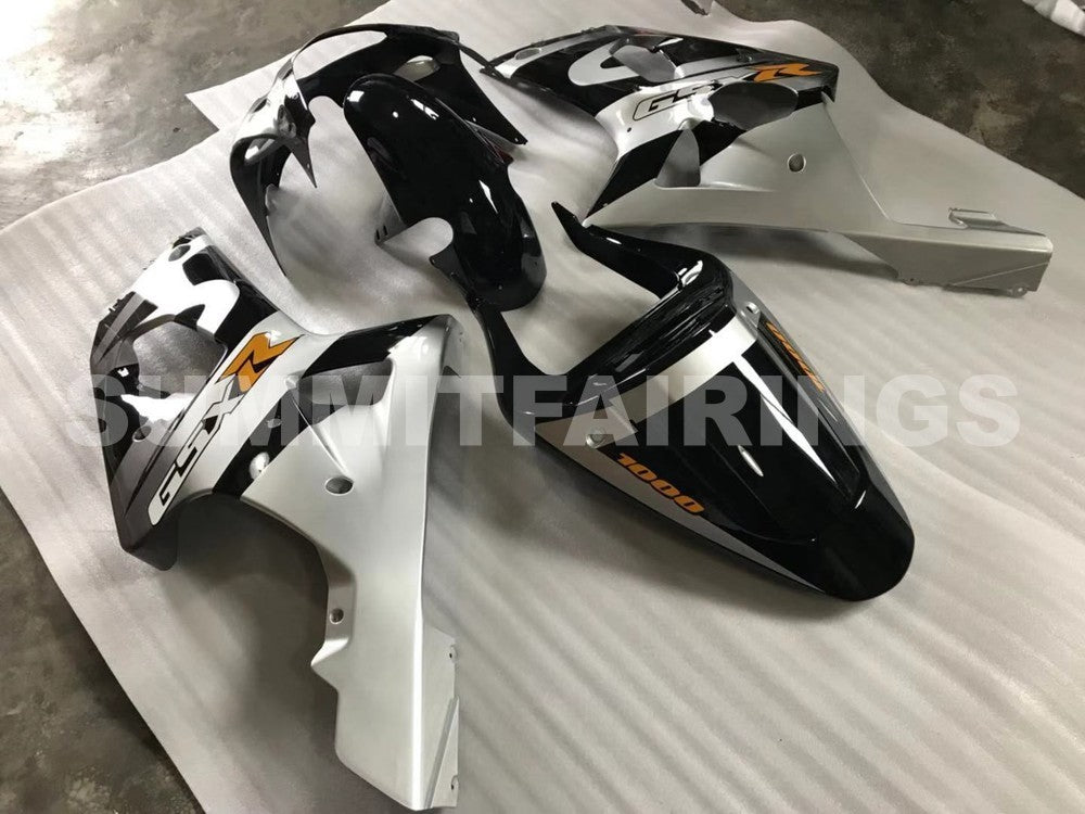Fairings For Suzuki GSXR 1000 Silver & Black (2000-2002)