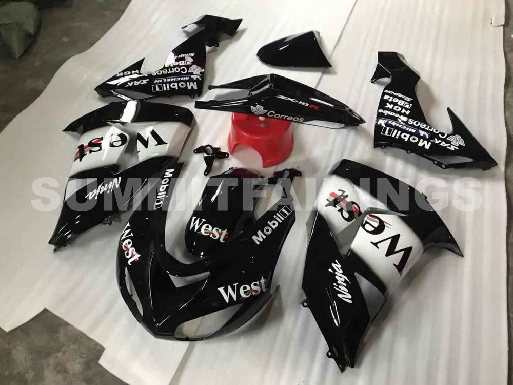 Fairings For Kawasaki ZX-10R, 2006-2007 - White & Black