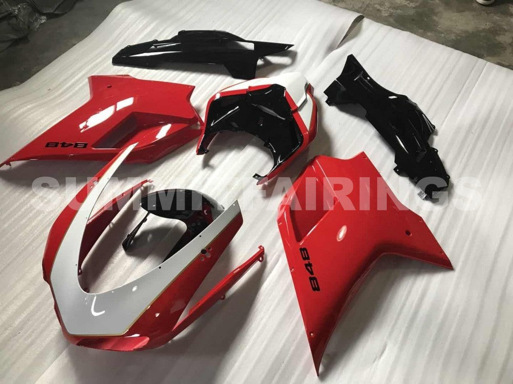 Fairings For Ducati 1098 1198 848 Red White Center 1098 (2007-2011)