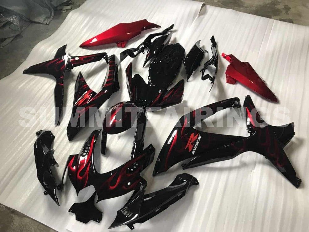 Fairings For Suzuki - GSXR600-750 K8 2008-2010 Flame Red