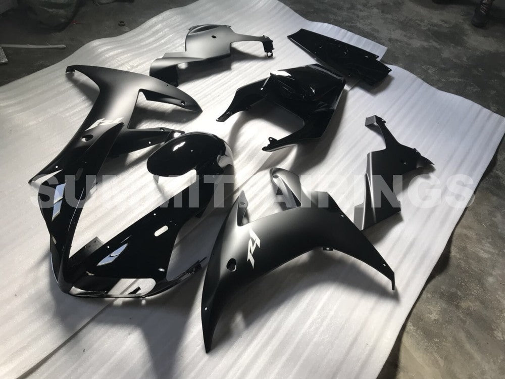 Fairings For Yamaha - YZF1000 R1 02-03 Matte Black Gloss Black