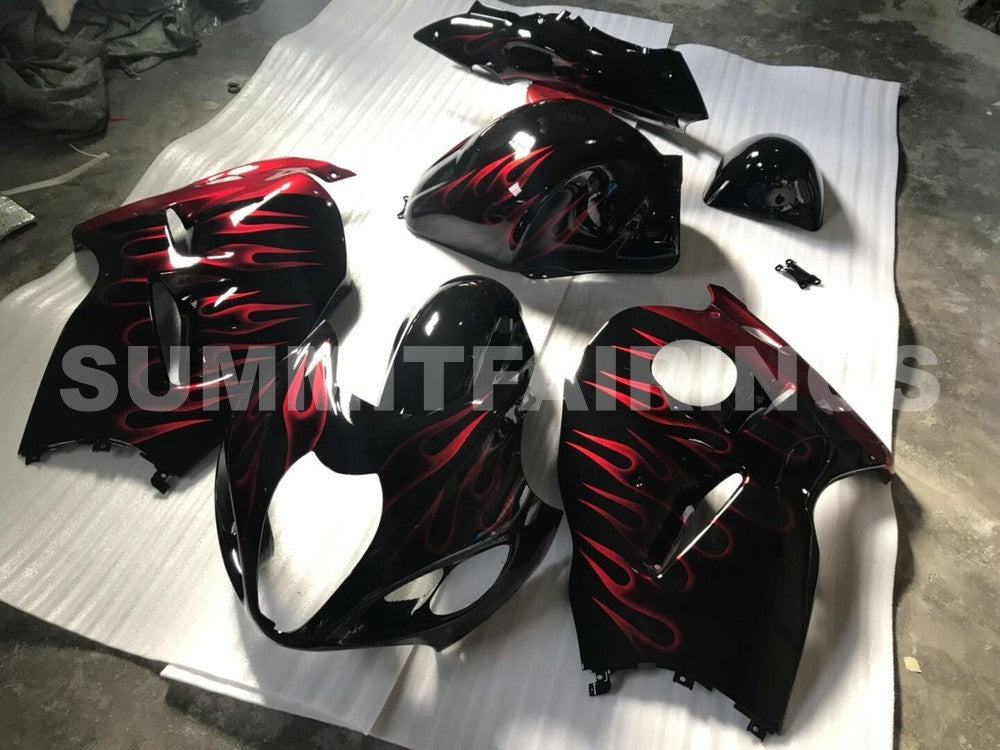 Fairings For Suzuki - GSXR1300 Hayabusa 1996-2007 Redish Flame