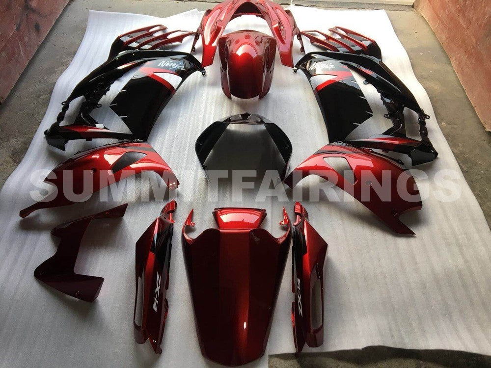 Fairings For Kawasaki ZX-14R, 2012-2021 - Red & Black