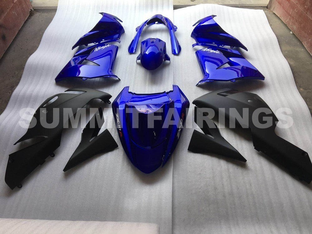 Fairings For Kawasaki ZX 10R Blue Black Ninja (2004-2005)
