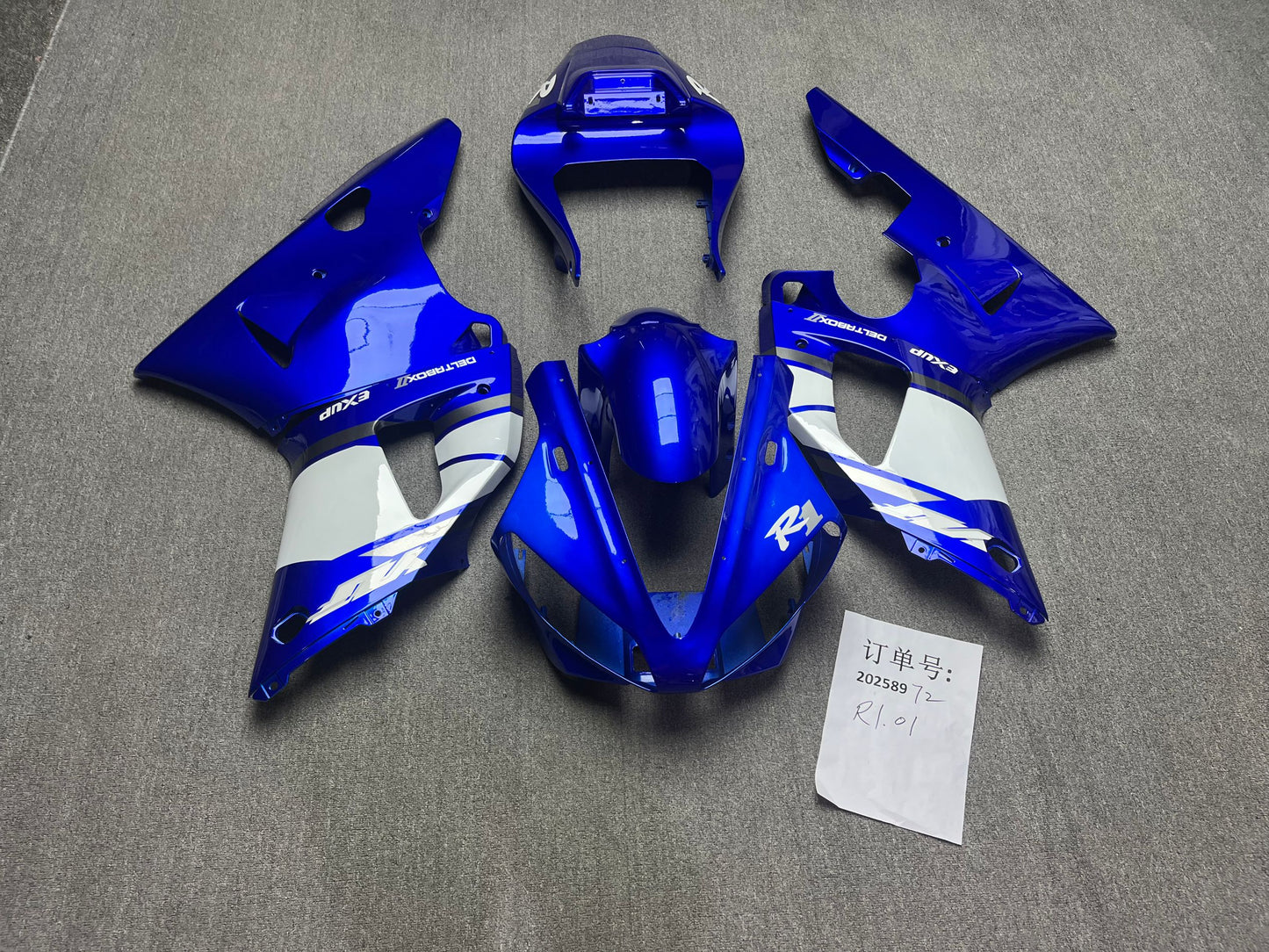 Fairings For Yamaha YZF-R1 Blue White R1 (2000-2001)