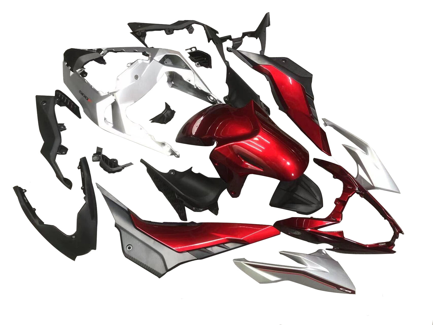 Fairings For Honda CBR500F 2016-2018 Red Silver