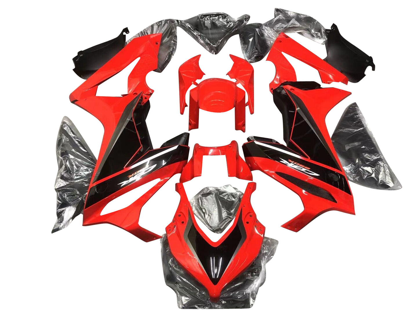 Fairings For Honda CBR650R 2019-2022 Black Red Silver