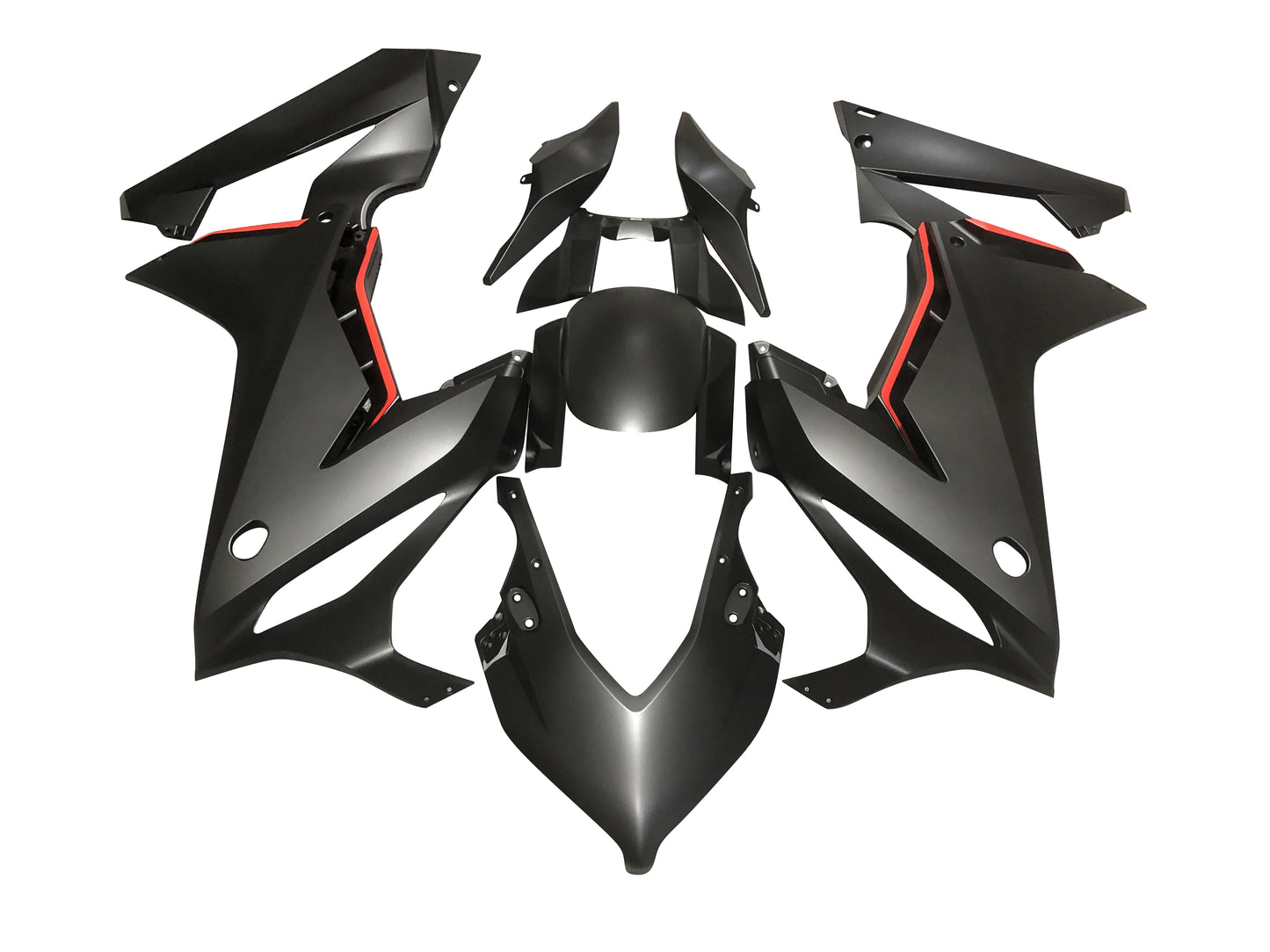 Fairings For Honda CBR650R 2019-2022 Matte Black & Red