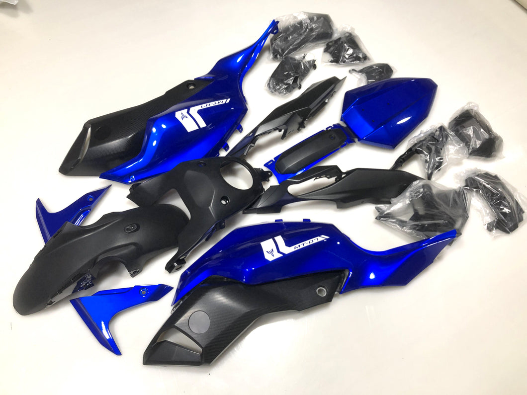 Fairings For Yamaha MT-07 2012-2017 Black Blue