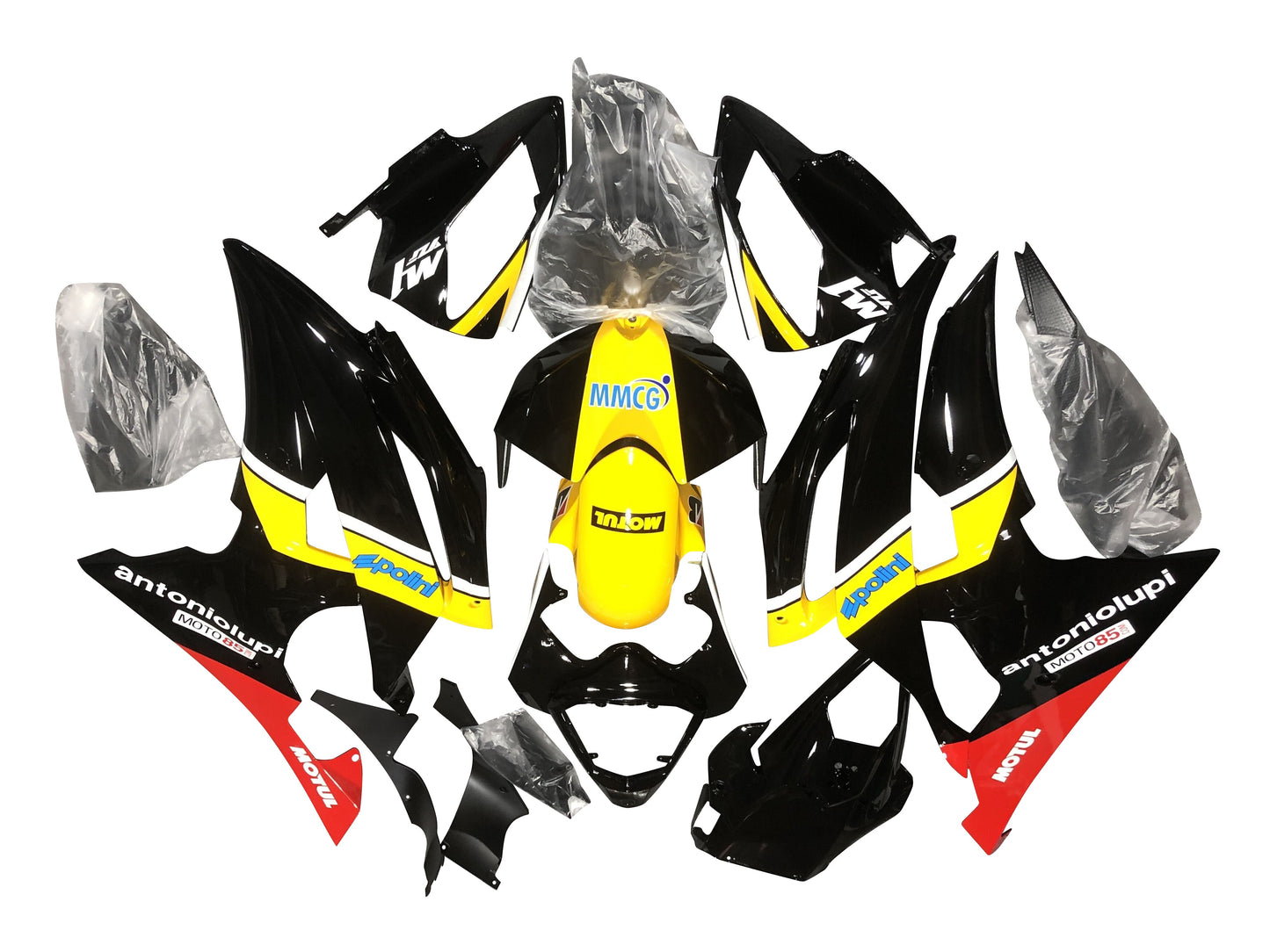 Fairings For Yamaha YZF-R6 2008-2016 Black Yellow Red