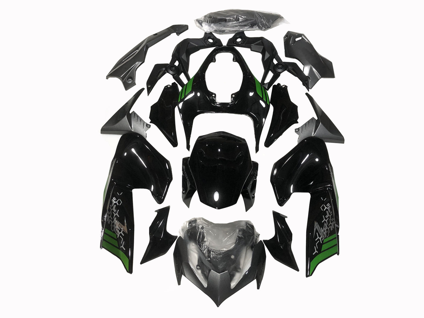 Fairings For Kawasaki Z900 2020-2022 Black Green Silver