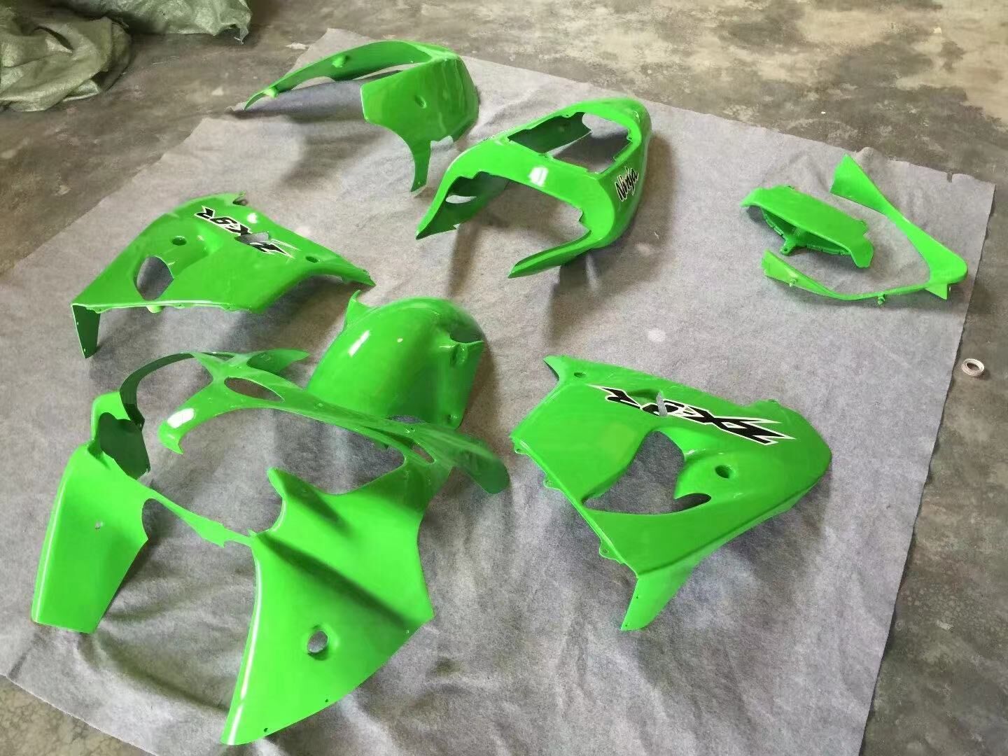 Fairings For Kawasaki ZX9R 2002-2003 Green