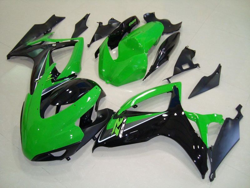 Fairings For Suzuki - GSXR600-750 K6 06-07 Green Black