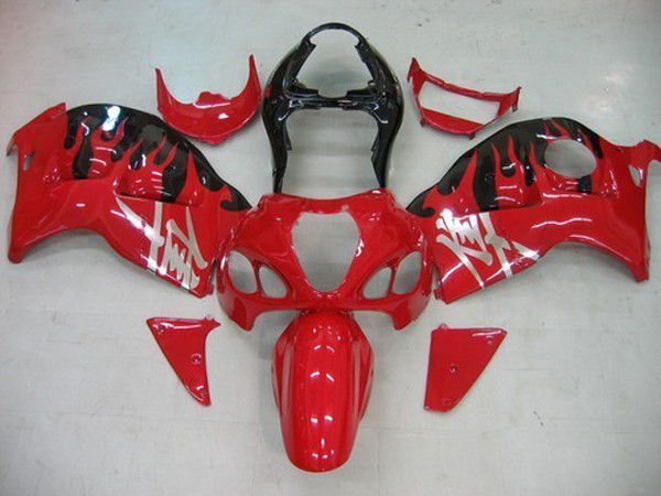 Fairings For Suzuki - GSXR1300 Hayabusa 1996-2007 Red Silver