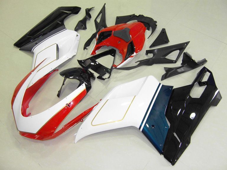 Fairings For Ducati 848 / 1098 / 1198 2007-2011 -Red Black White