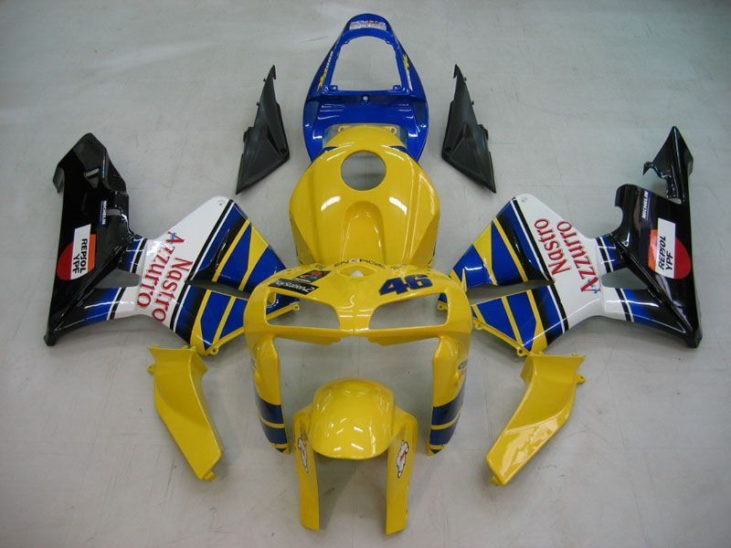 Fairings For Honda CBR 600 RR Yellow No.46 Azzurro (2005-2006)