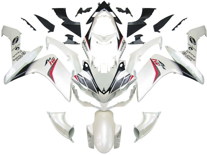 Fairings For Yamaha YZF-R1 White Carbon Look R1 (2007-2008)