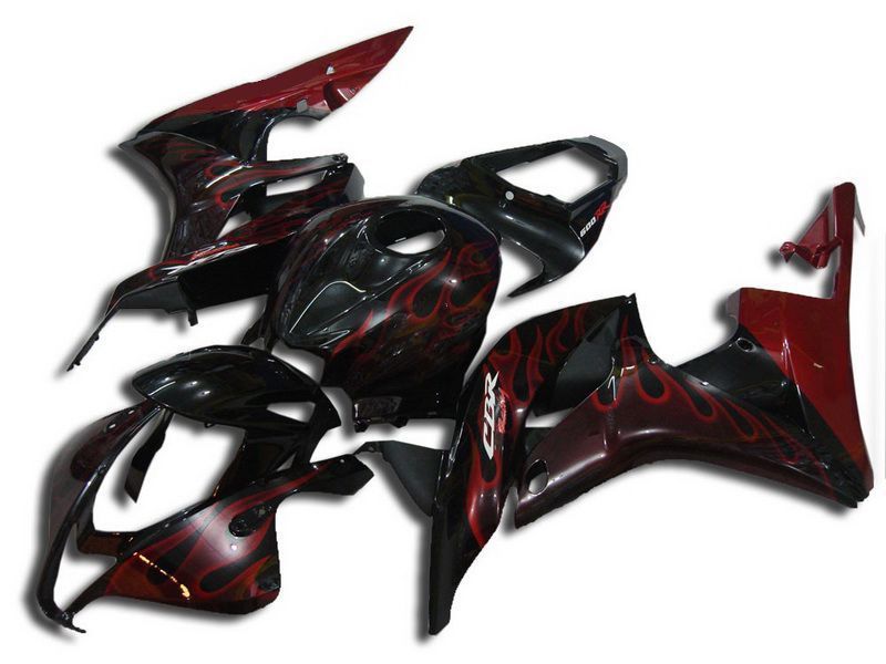 Fairings For Honda - CBR600RR F5 07- 08 Red Flame