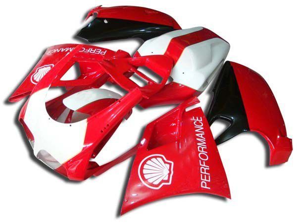 Fairings For Ducati - 996/748 1994-2002 Red White
