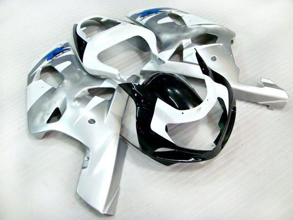 Fairings For Suzuki - GSXR600-750 K1 2001-2003 Silver White