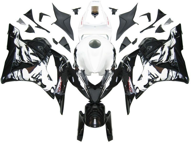 Fairings For Honda CBR 600 RR Black & White Tribal (2009-2012)