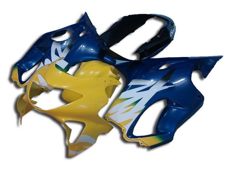 Fairings For Honda - CBR600 F4 1999-2000 Yellow Blue