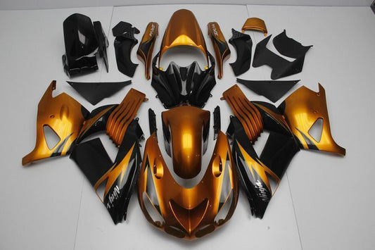 Fairings For Kawasaki ZX-14R, 2006-2011 - Brown & Black