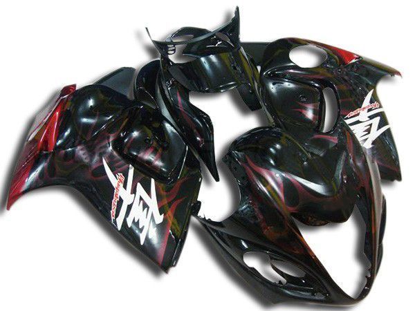 Fairings For Suzuki - GSXR1300 Hayabusa 2008-2020 Red Flame