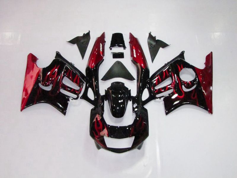 Fairings For Honda CBR600 F3 (1997-1998) Red flame
