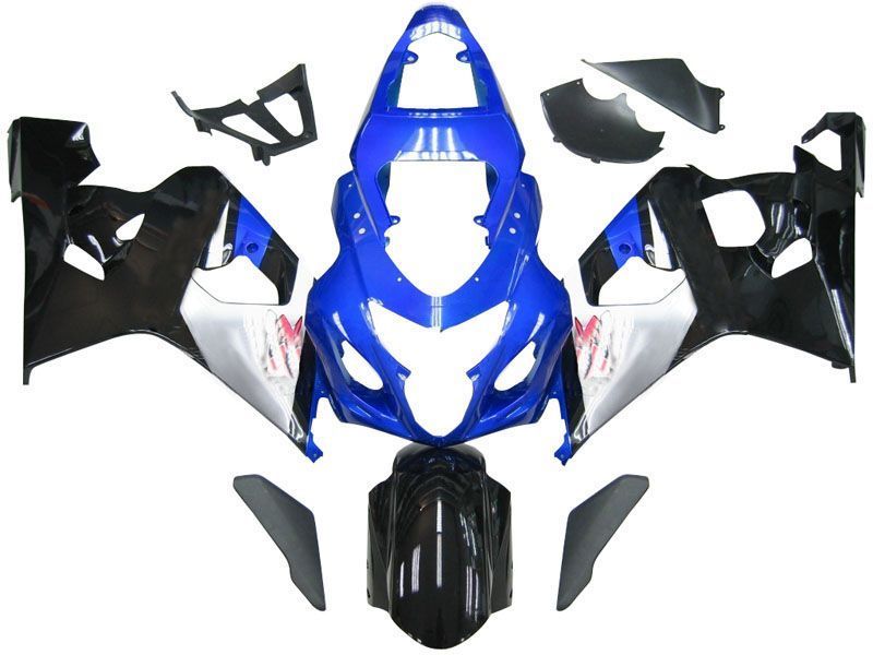 Fairings For Suzuki GSXR 600 750 Blue Black Suzuki GSXR (2004-2005)