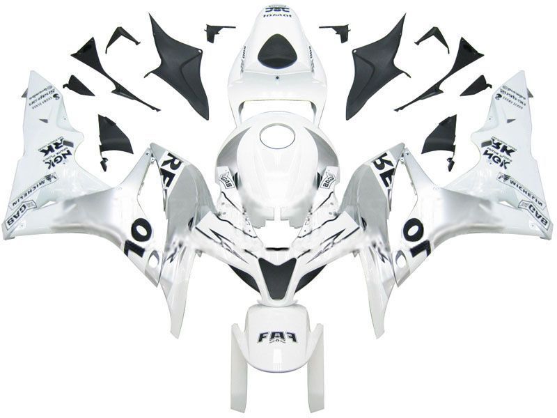 Fairings For Honda CBR 600 RR Silver & White Repsol  (2007-2008)