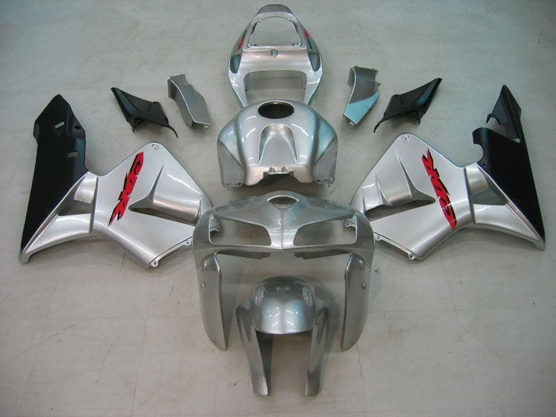 Fairings For Honda CBR 600 RR Silver & Black CBR (2005-2006)