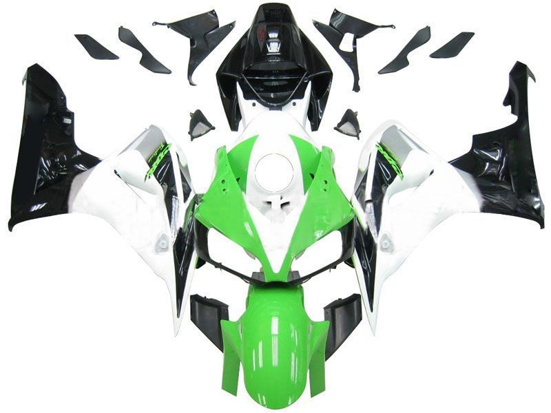 Fairings For Honda CBR 1000 RR White Green Black CBR Honda (2006-2007)