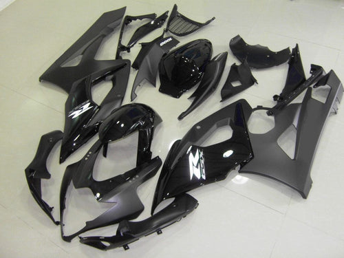Fairings For Suzuki GSX-R1000, 2005-2006 - Gloss Black Matte Black