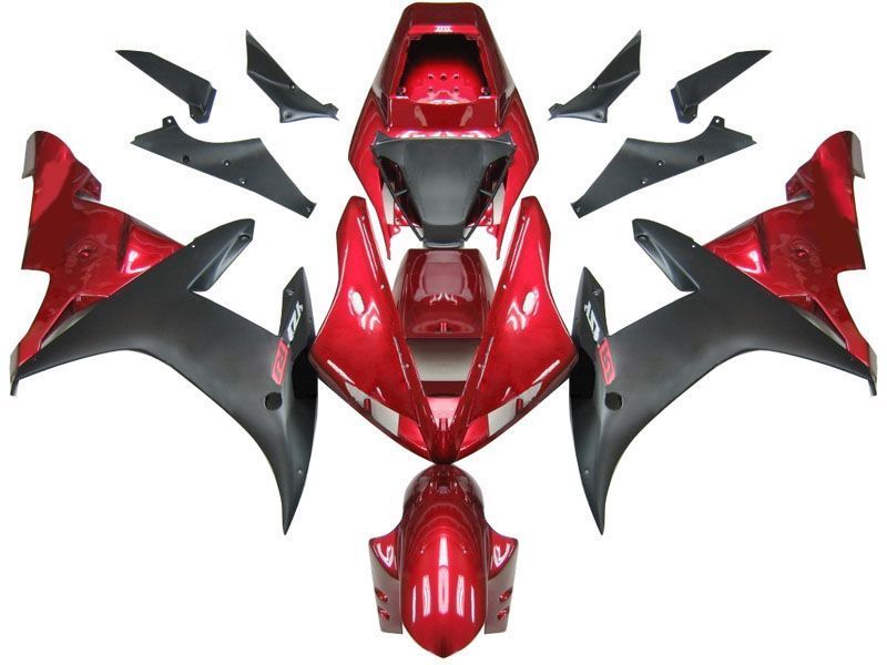 Fairings For Yamaha YZF-R1 Red & Black R1 (2004-2006)